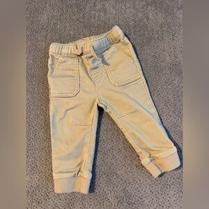 3-6 Month Cat & Jack Kids Beige Khaki Jogger Pants